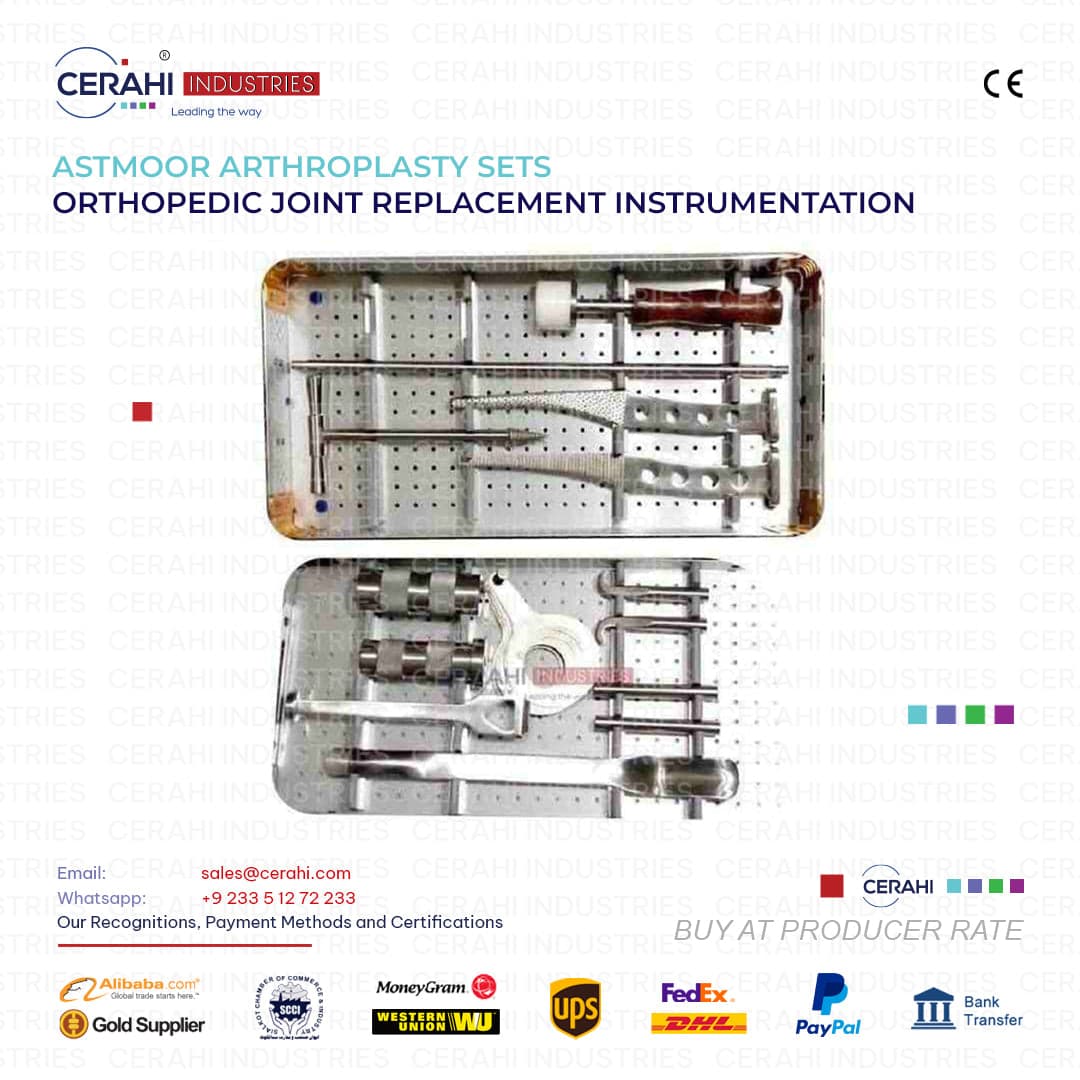 Premium Astmoor Arthroplasty Sets for Orthopedic Joint Replacement | Cerahi Industries