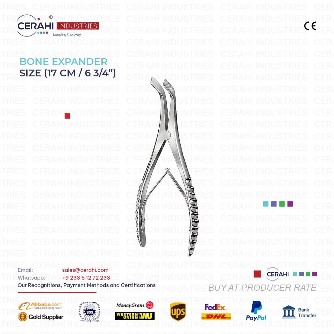 Premium Bone Expander 17cm (6 3/4”) Titanium Surgical Instrument for Maxillofacial Use