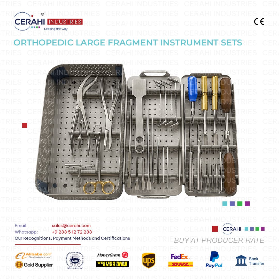 Premium Orthopedic Large Fragment Instrument Sets for Precision Surgery | Cerahi Industries
