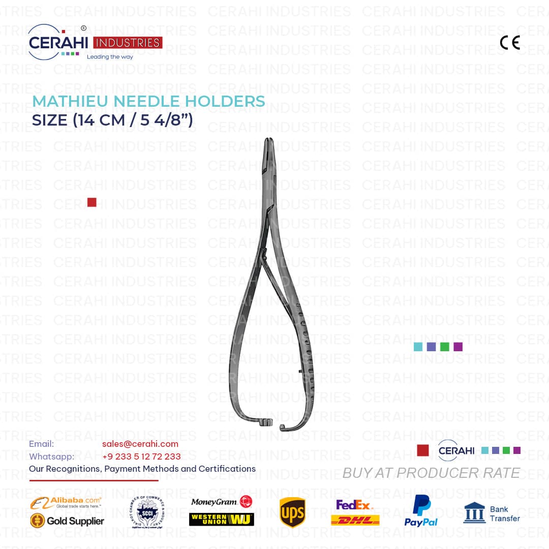 Mathieu Needle Holders 14 cm | Maxillofacial Surgery