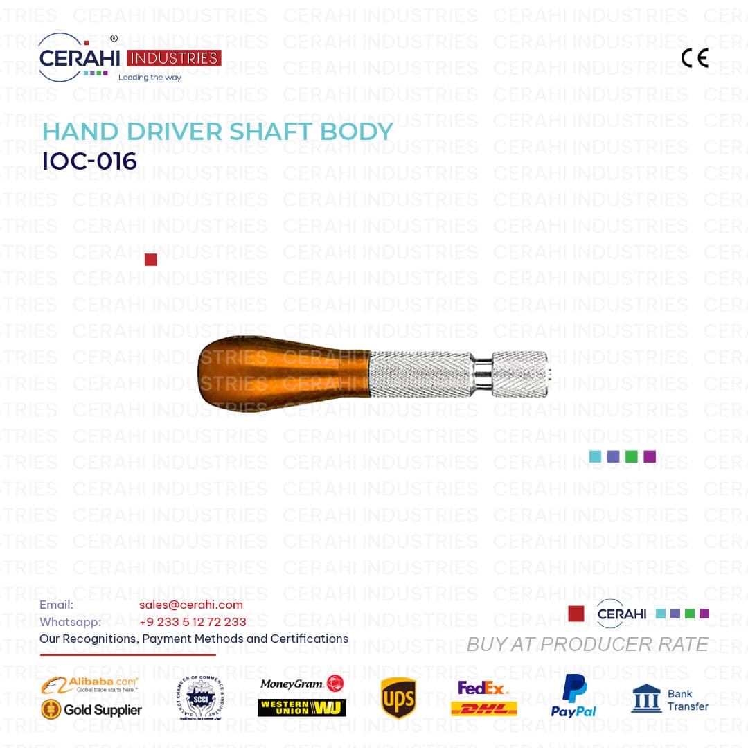 Buy High Quality Hand Driver Shaft Body I0C-016 for Precision Maxillofacial Surgery