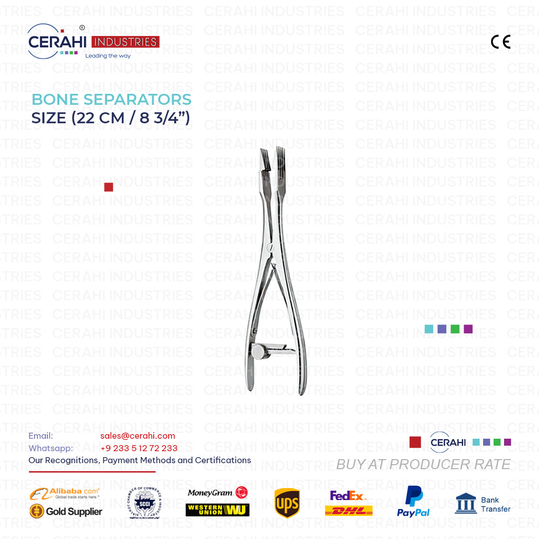 Bone Separators 22cm | Maxillofacial Surgical Instrument