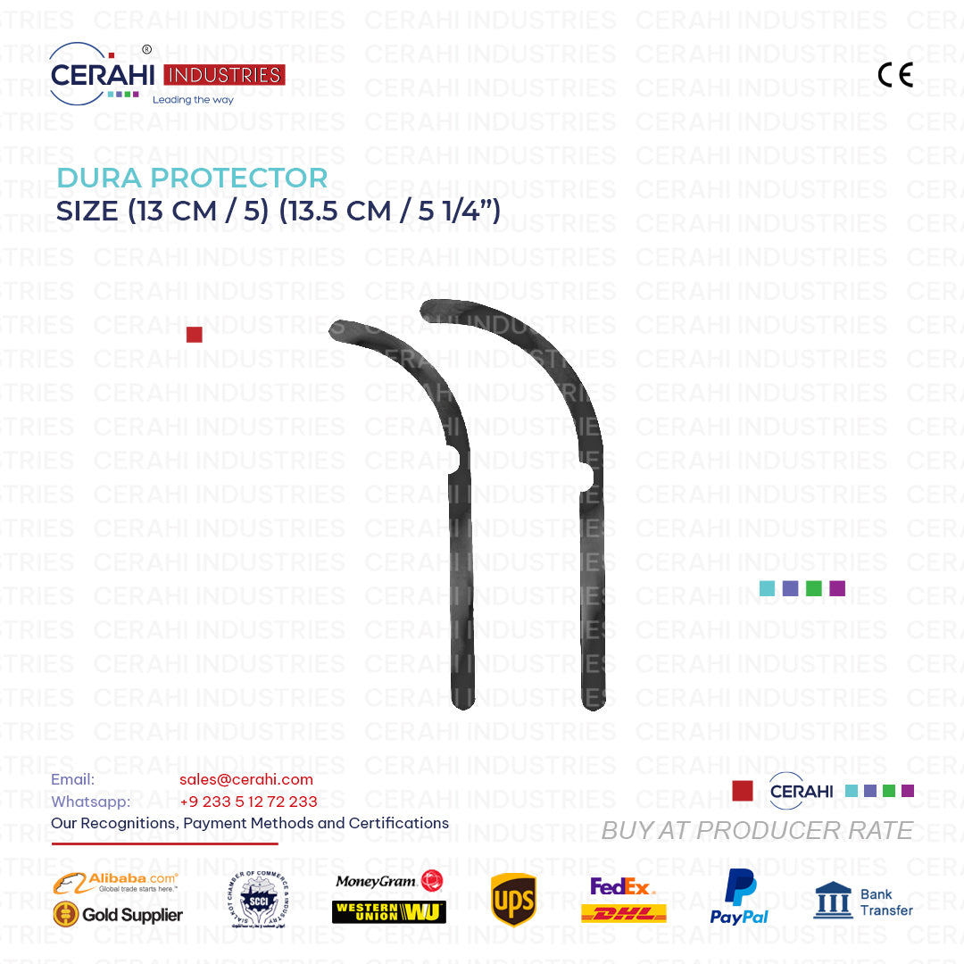 Dura Protector 13CM and 13.5CM Maxillofacial Surgical Tool
