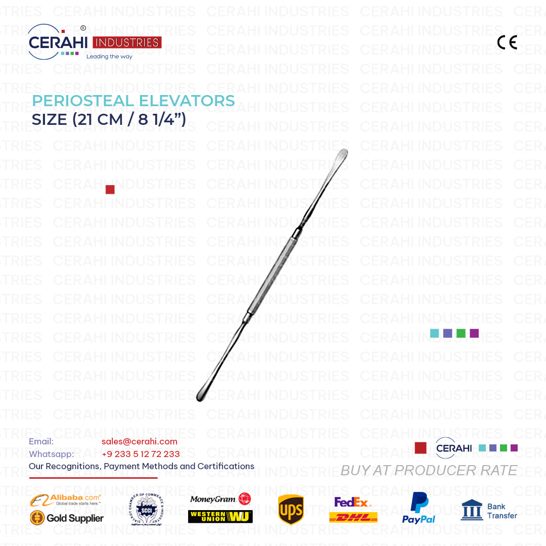 Maxillofacial Periosteal Elevators 21cm