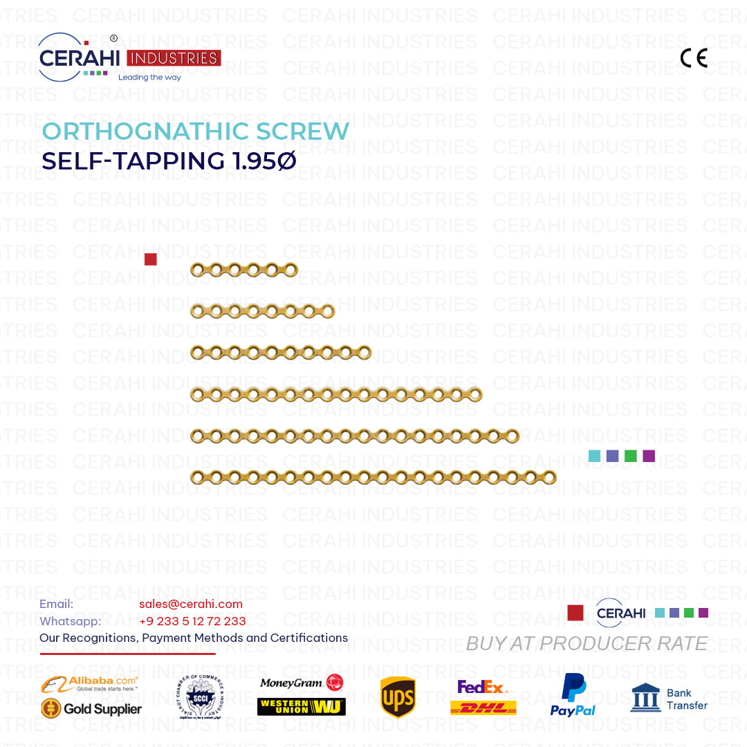 Maxillofacial Orthognathic Screw Self Tapping 1.953