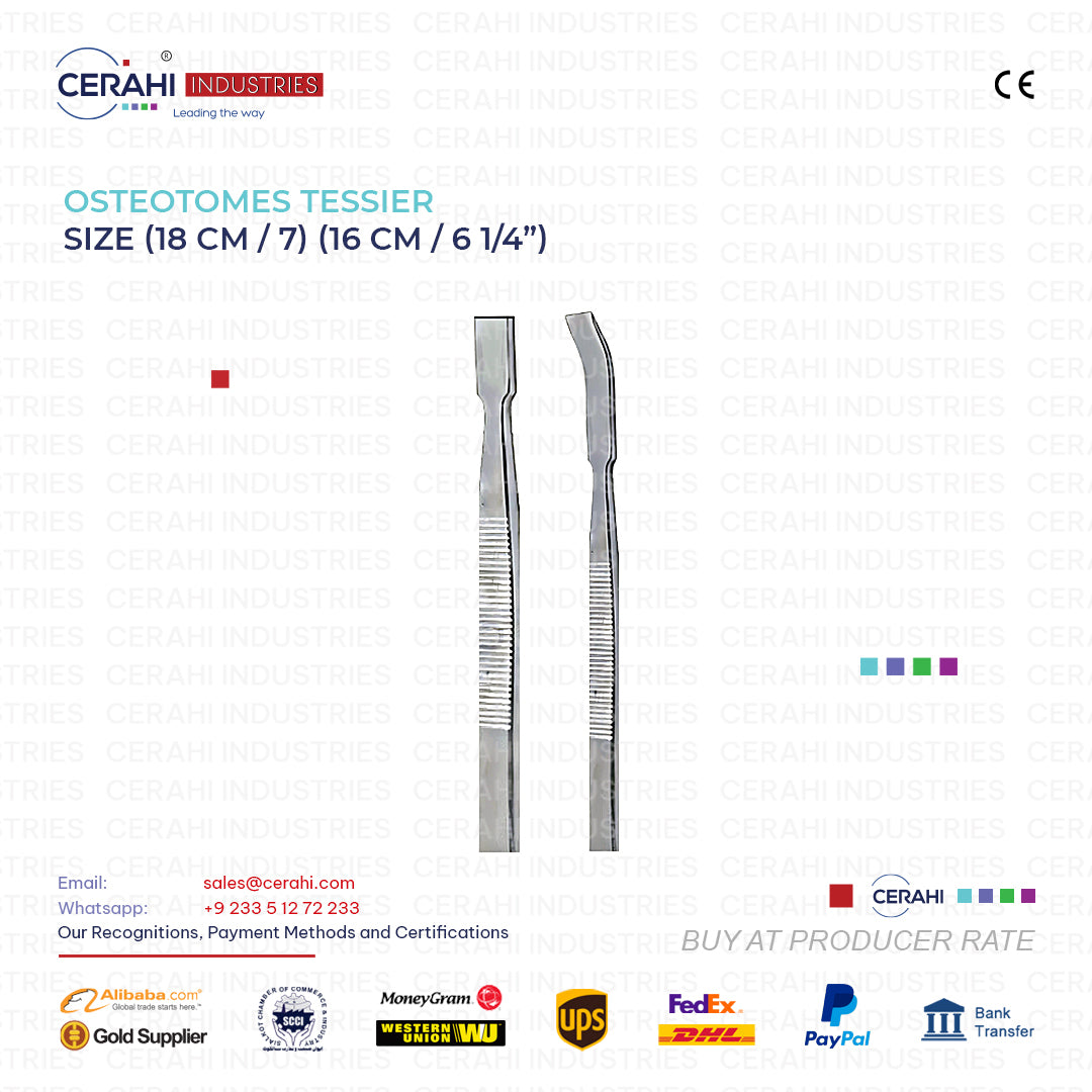 Tessier Osteotomes Set 18CM and 16CM Maxillofacial Surgical