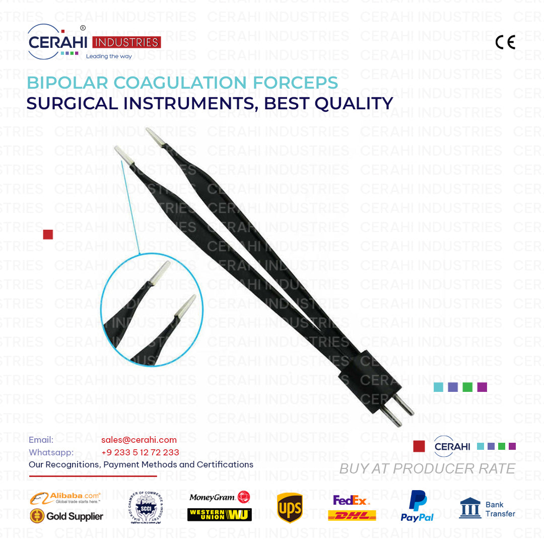 Wholesale Bipolar Coagulation Forceps High Quality Durable Surgical Instruments